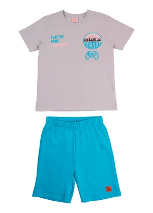 Tink Bink - Conjunto Camiseta Mc e Bermuda Verde - TINK BINK