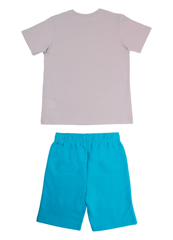 Tink Bink - Conjunto Camiseta Mc e Bermuda Verde 2