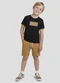 Reirex - Conjunto Camiseta Meia Malha e Bermuda Verde - variação: Preto