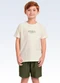 Fakini Kids - Conjunto Camiseta/Shorts Bege - variação: Bege