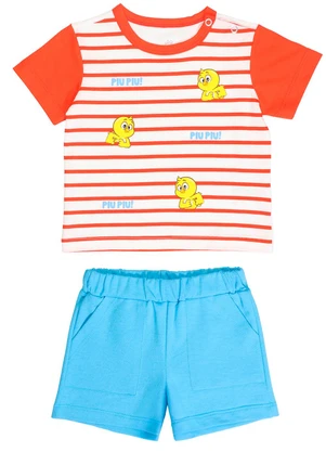 Galinha Pintadinha - Conjunto Camiseta Shorts Moletinho Branco - GALINHA PINTADINHA