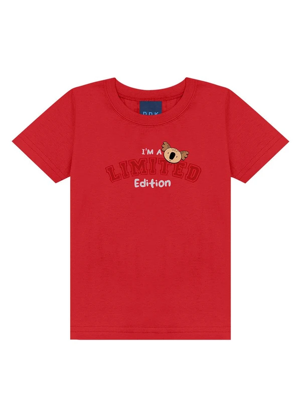 Ddk - Conjunto Camiseta Vermelho