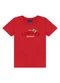 Ddk - Conjunto Camiseta e Bermuda Dino Vermelho - variação: Vermelho