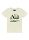 Ddk - Conjunto Camiseta Awesome New Supe Vermelho - variação: Bege