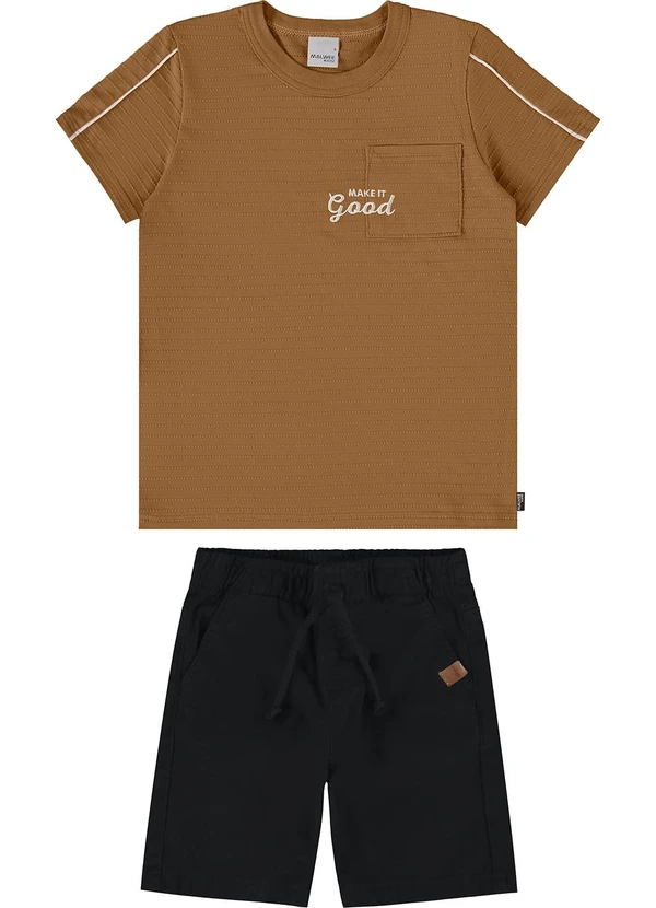 Malwee Kids Conjunto Caramelo Make It Good