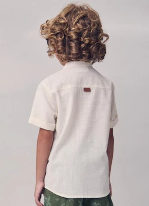 Conjunto Casual com Bordado Youccie (Bege) - YOUCCIE