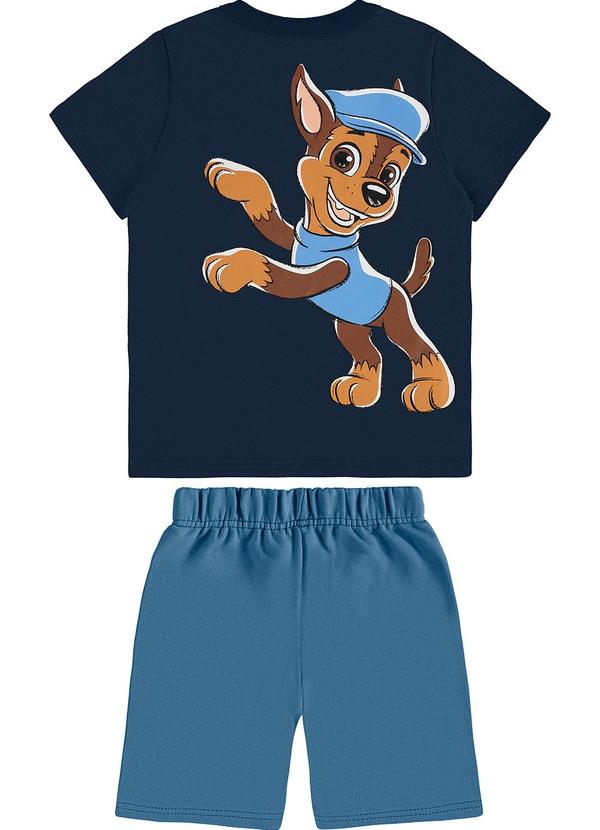 Malwee Kids - Conjunto Chase em Puff Menino Azul Marinho 3