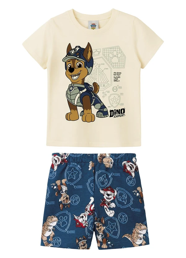 Malwee Kids - Conjunto Chase Patrulha Canina® Off White