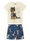 Malwee Kids - Conjunto Marshall Patrulha Canina® Vermelho - variação: Off White