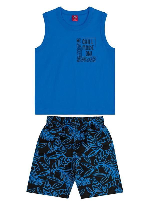 Bee Loop - Conjunto Chill Mode On para Menino Azul 1