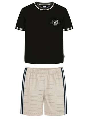 Malwee Kids - Conjunto College League Preto - MALWEE KIDS