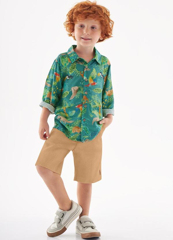 Up Baby - Conjunto Colorful Amazon Infantil Verde