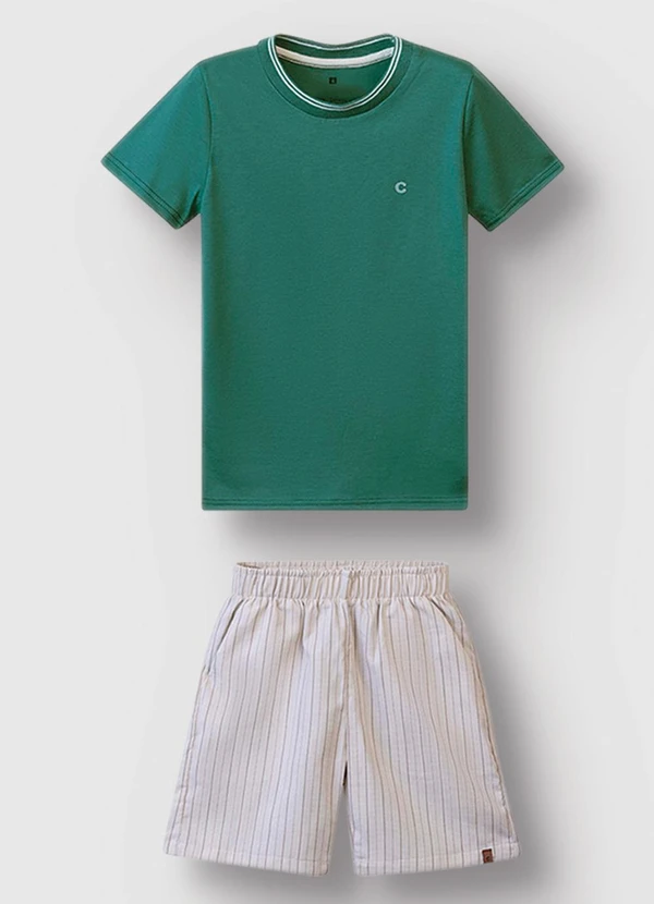 Carinhoso - Conjunto com Algodão Pima Verde  4