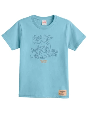 Brandili - Conjunto com Bordado Azul - BRANDILI