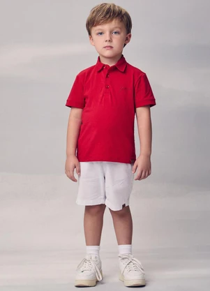 Conjunto com Bordado Youccie (Vermelho) - YOUCCIE