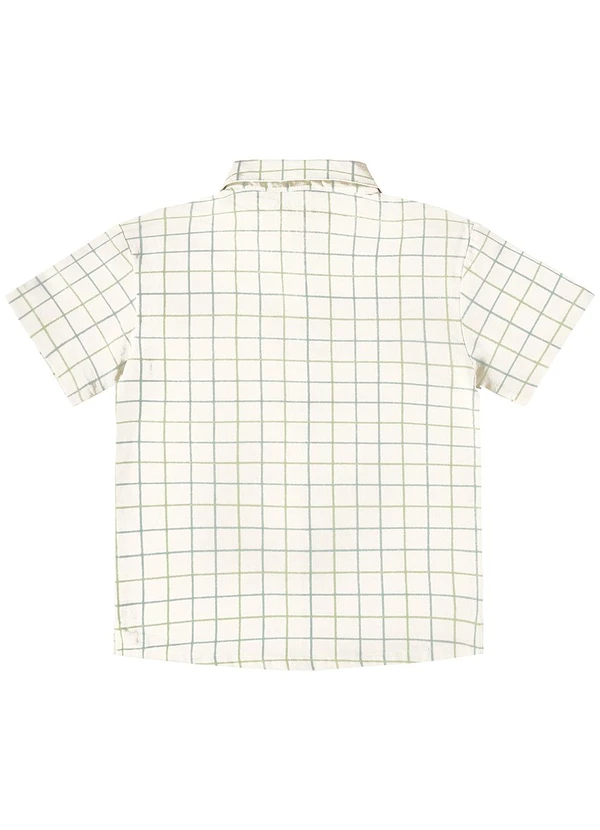 Três e Já - Conjunto com Camisa e Bermuda Bege 6