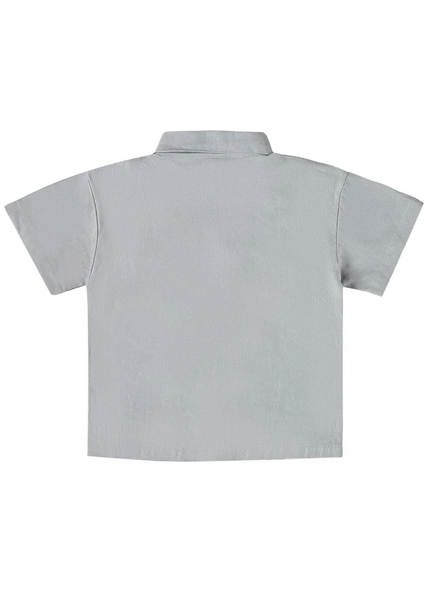 Três e Já - Conjunto com Camisa e Short Cinza 5