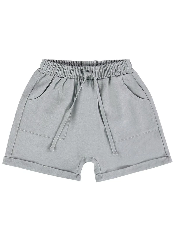 Três e Já - Conjunto com Camisa e Short Cinza 6