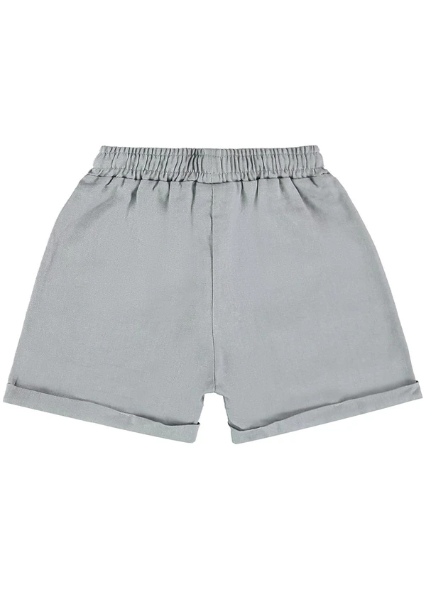 Três e Já - Conjunto com Camisa e Short Cinza 7