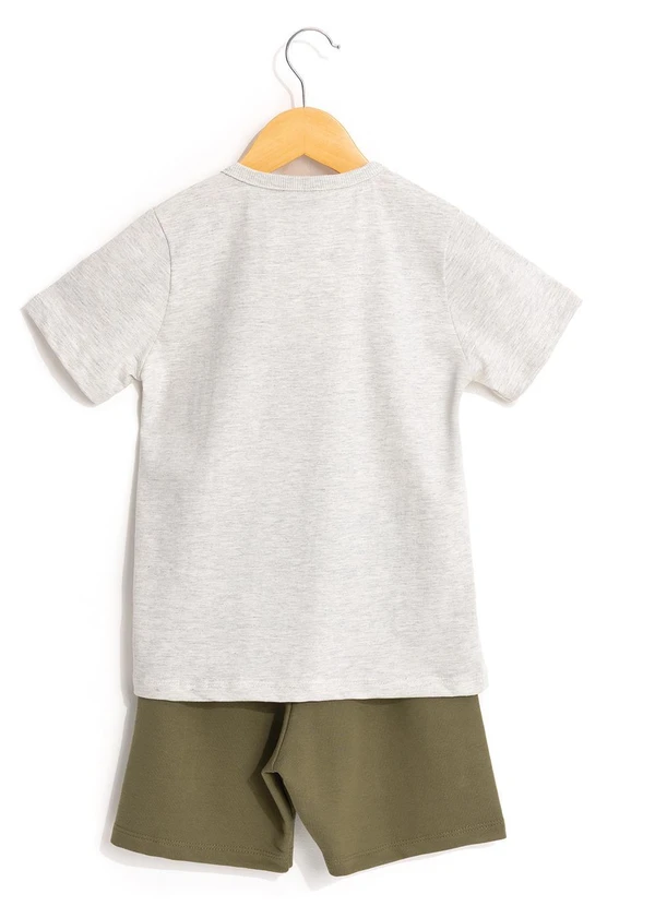 Fakini - Conjunto com Camiseta Bege 4