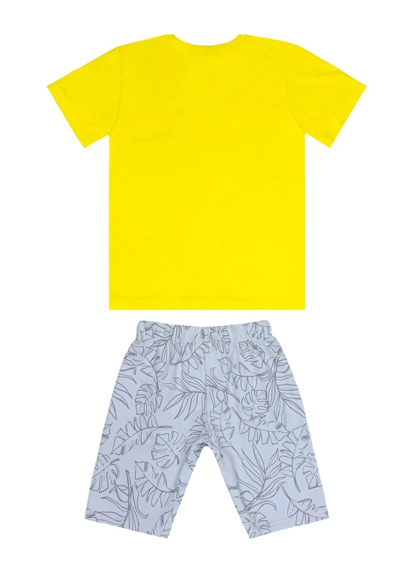 Guloseima - Conjunto com Camiseta e Bermuda Amarelo 2