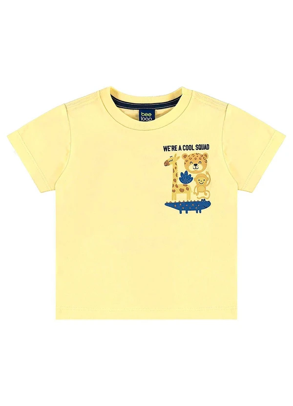 Bee Loop - Conjunto com Camiseta e Bermuda Amarelo 3