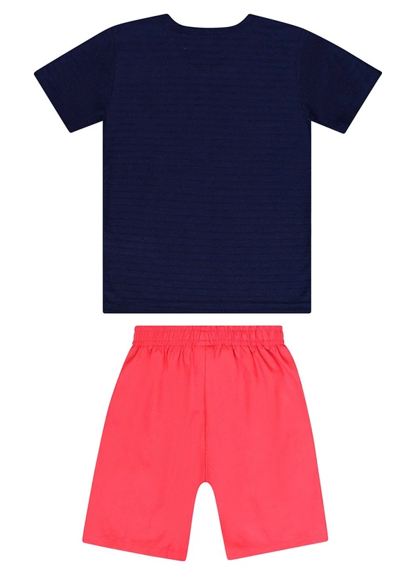 Guloseima - Conjunto com Camiseta e Bermuda Azul 2