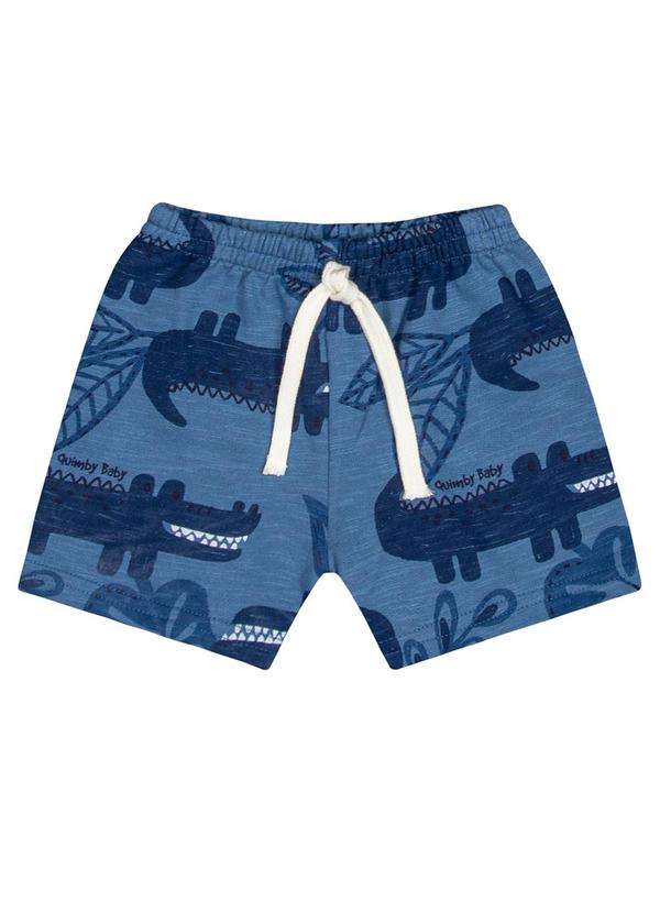 Quimby - Conjunto com Camiseta e Bermuda Bebê Azul 3