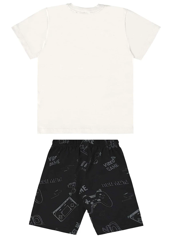 Bee Loop - Conjunto com Camiseta e Bermuda Bege 2