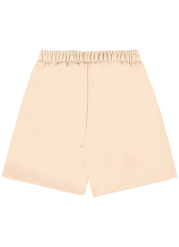 Três e Já - Conjunto com Camiseta e Bermuda Bege 8