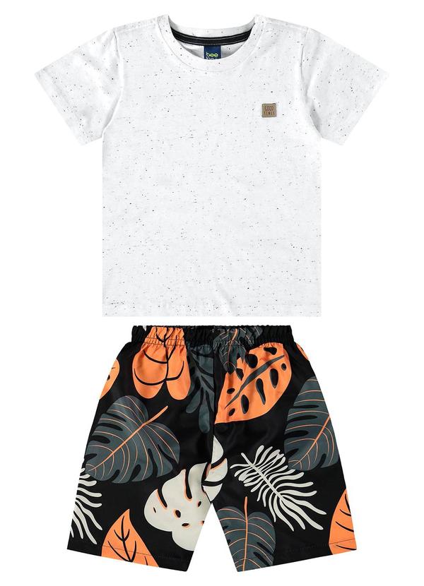 Bee Loop - Conjunto com Camiseta e Bermuda Branco