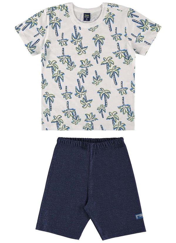 Bee Loop - Conjunto com Camiseta e Bermuda Branco