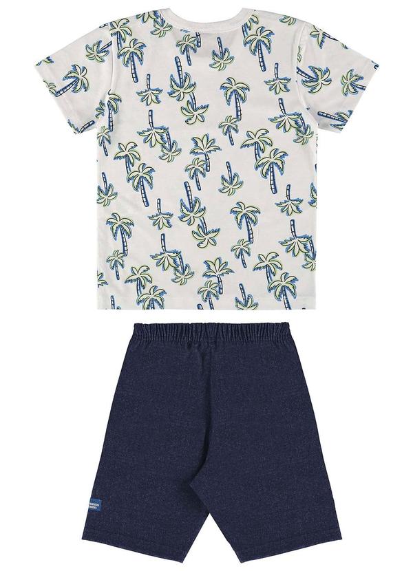 Bee Loop - Conjunto com Camiseta e Bermuda Branco 2