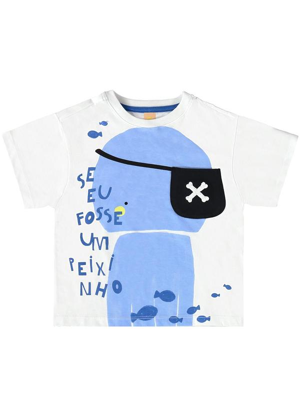 Três e Já - Conjunto com Camiseta e Bermuda Branco 4