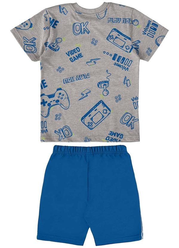 Bee Loop - Conjunto com Camiseta e Bermuda Cinza 3