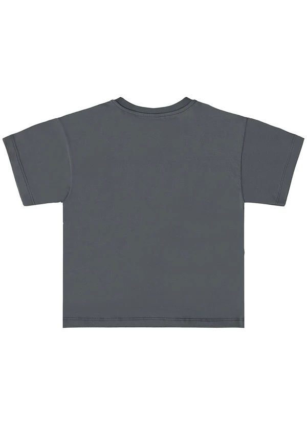 Três e Já - Conjunto com Camiseta e Bermuda Cinza 5