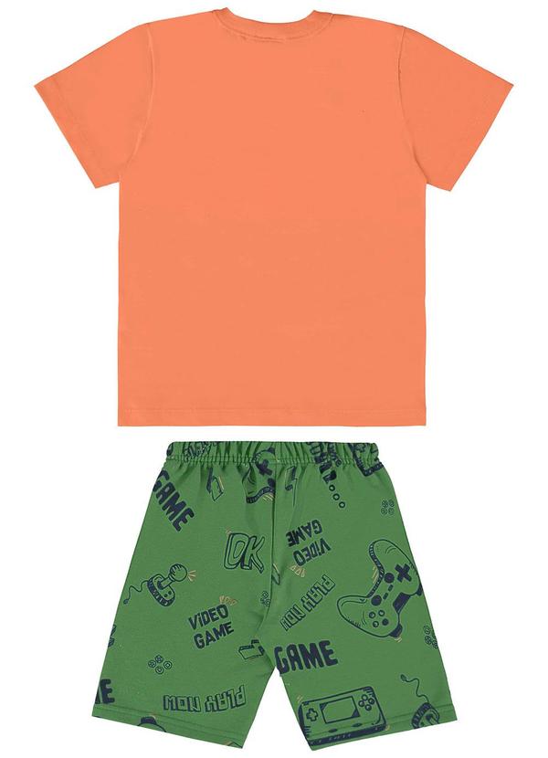 Bee Loop - Conjunto com Camiseta e Bermuda Laranja 2