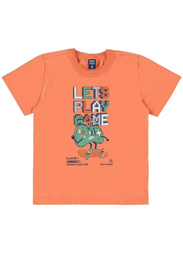 Bee Loop - Conjunto com Camiseta e Bermuda Laranja 3