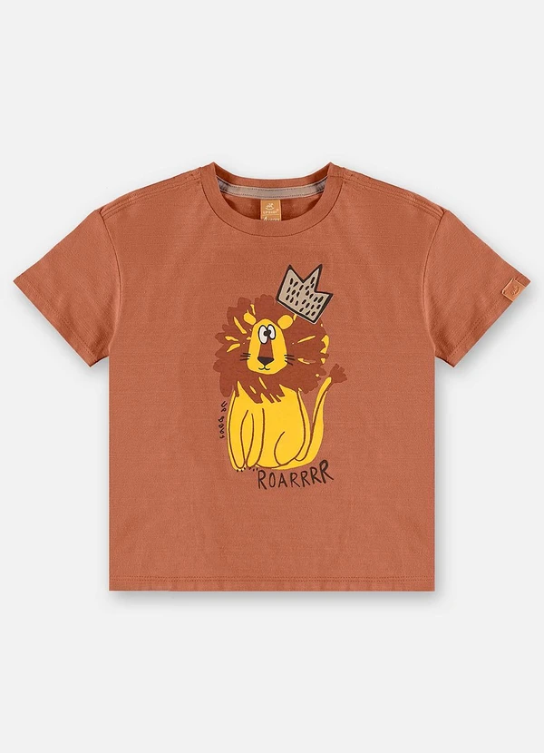 Up Baby - Conjunto com Camiseta e Bermuda Marrom 5