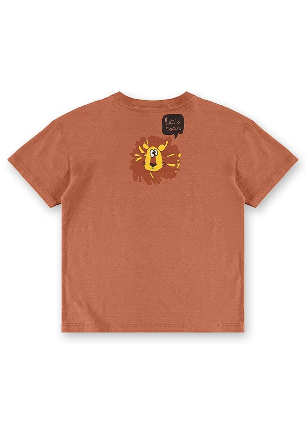 Up Baby - Conjunto com Camiseta e Bermuda Marrom 6