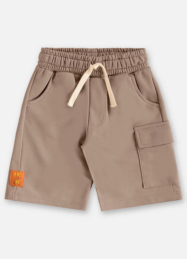 Up Baby - Conjunto com Camiseta e Bermuda Marrom 7