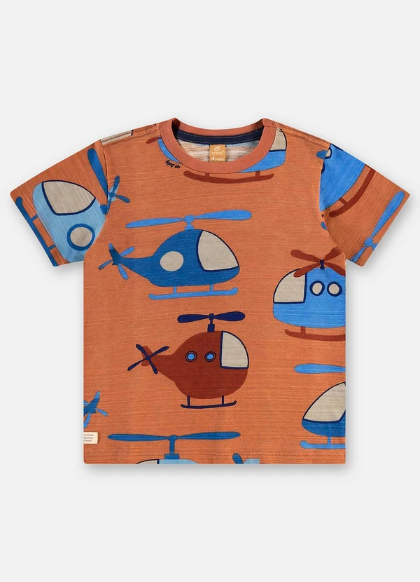 Up Baby - Conjunto com Camiseta e Bermuda Marrom 4