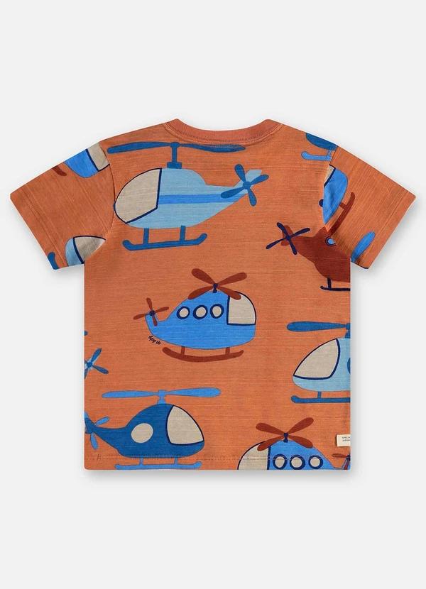 Up Baby - Conjunto com Camiseta e Bermuda Marrom 5