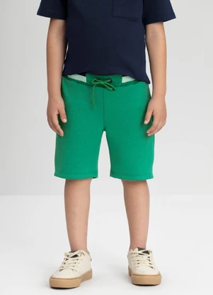 Conjunto com Camiseta e Bermuda Up Baby Azul - UP BABY