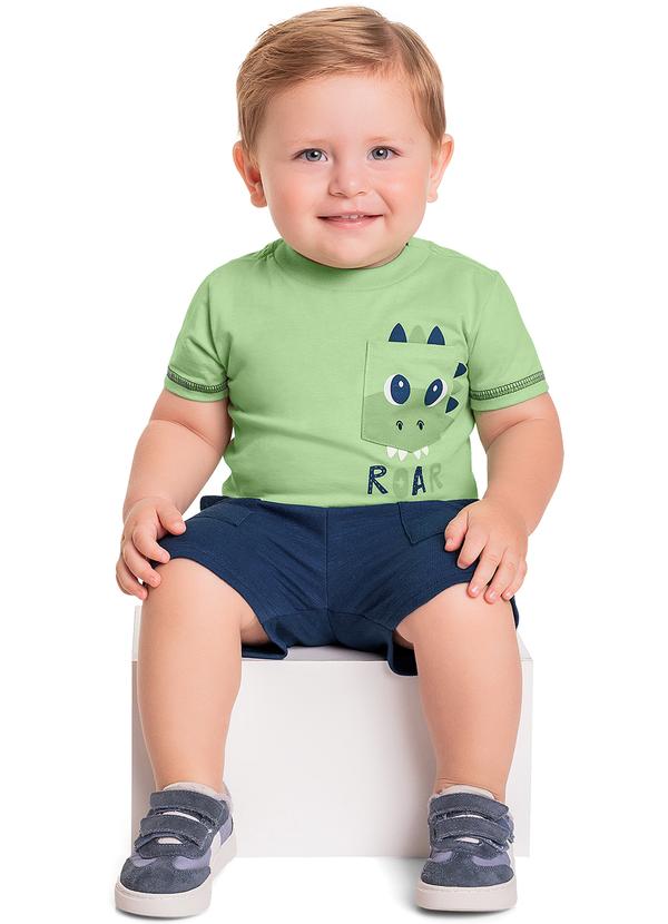 Quimby - Conjunto com Camiseta e Bermuda Verde