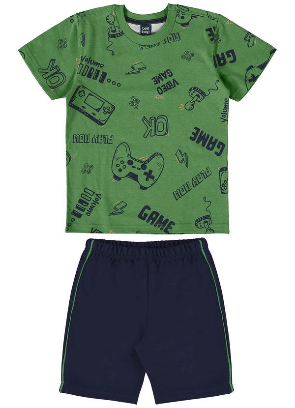 Bee Loop - Conjunto com Camiseta e Bermuda Verde 1