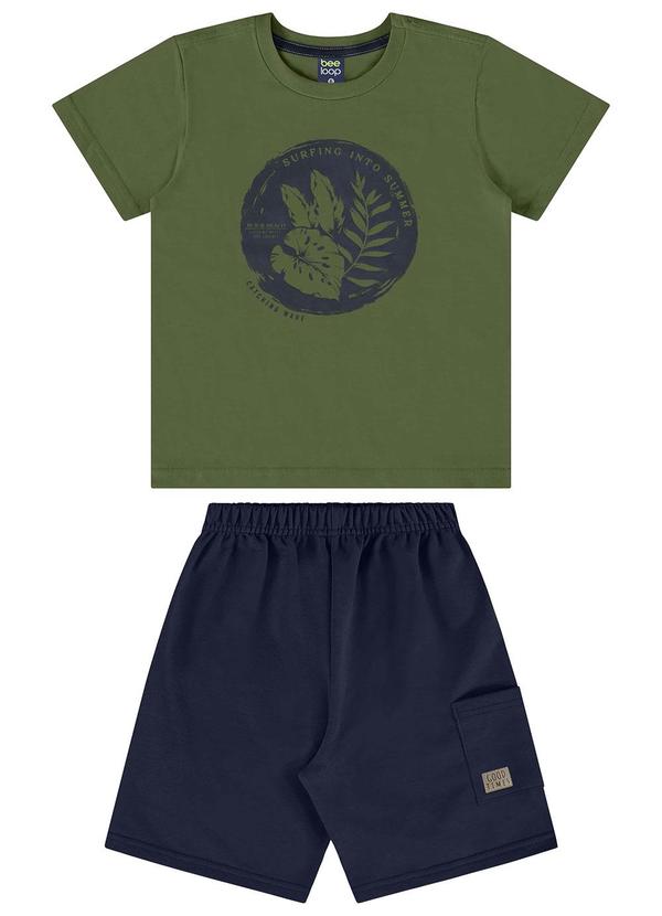 Bee Loop - Conjunto com Camiseta e Bermuda Verde