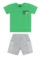 Guloseima - Conjunto com Camiseta e Bermuda Verde - variação: Verde