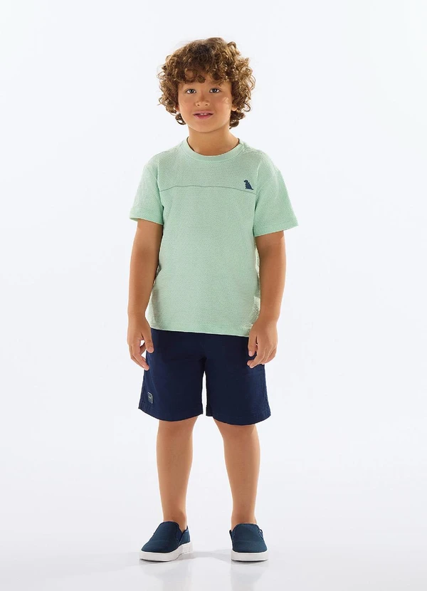 Quimby - Conjunto com Camiseta e Bermuda Verde