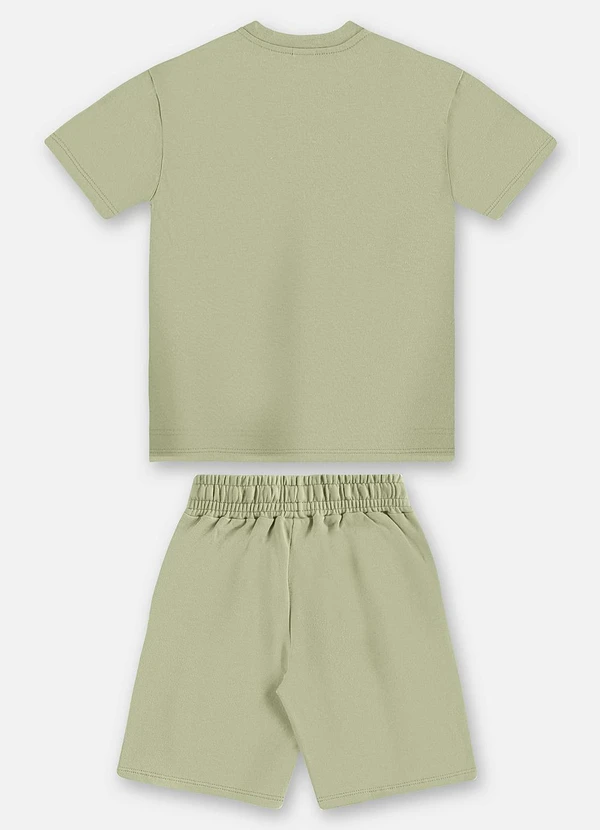 Up Baby - Conjunto com Camiseta e Bermuda Verde 3
